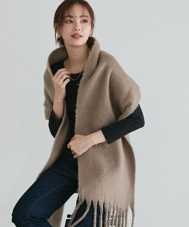 167cm / ブラック / クルーネック / M