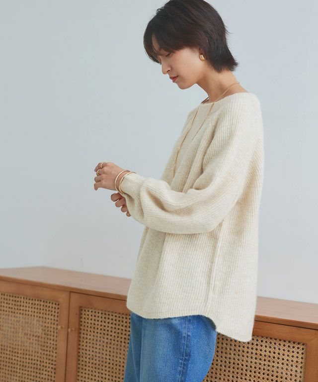 166cm / 杢ライトベージュ / M