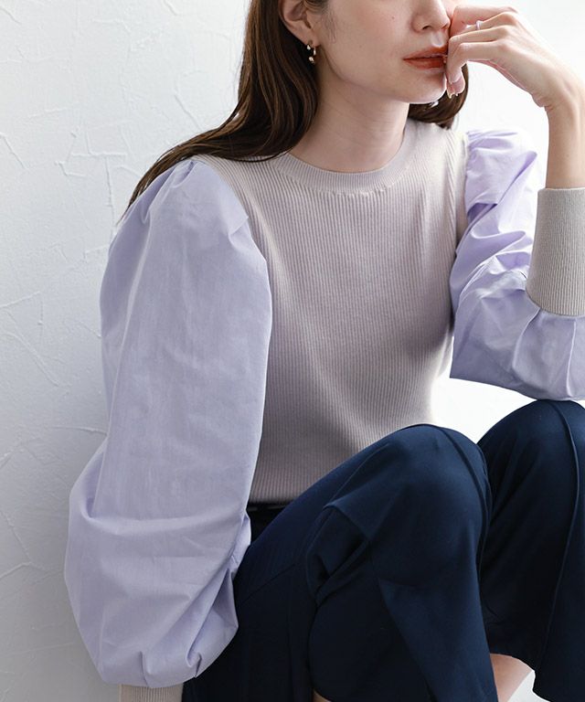 165cm / アイスラベンダーグレー / M