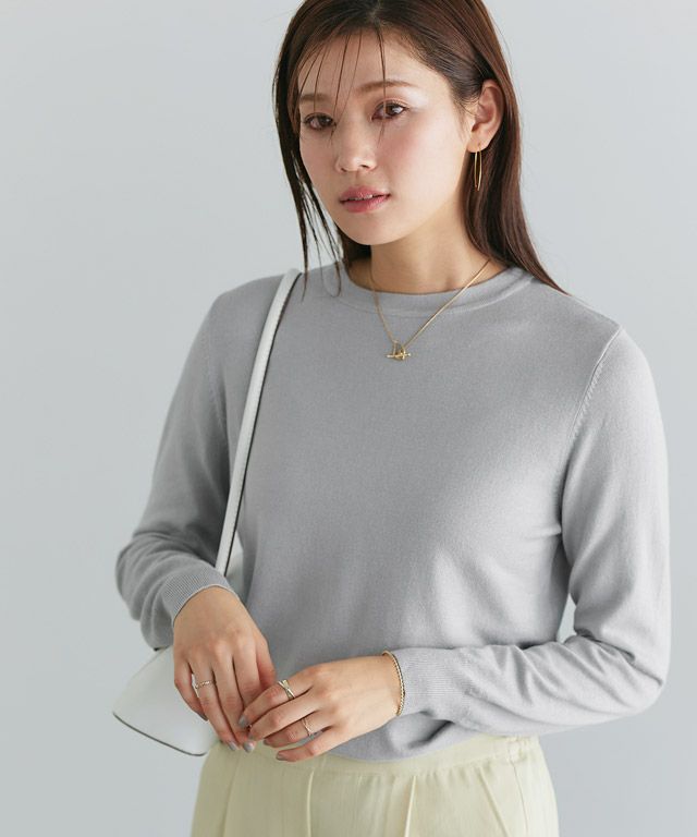 166cm / グレー / クルーネック / M