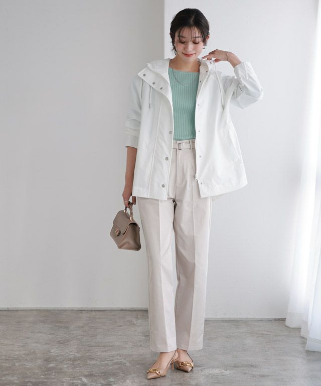 167cm / ブルーミント / ボートネック / M