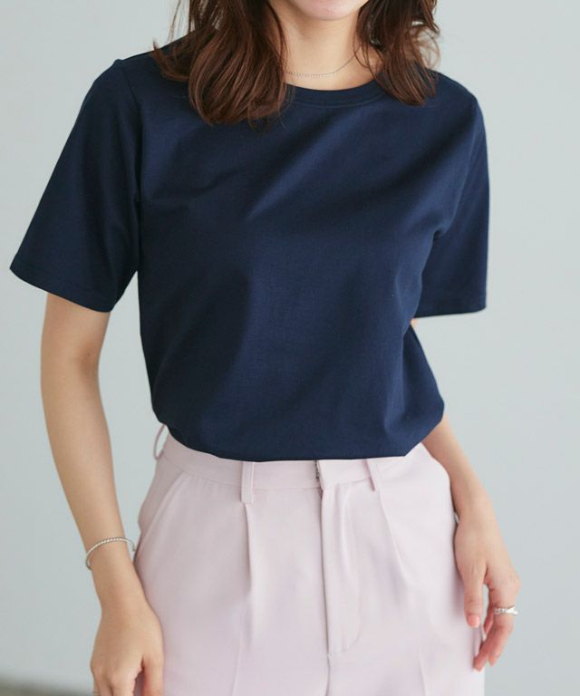シルケットカットソー シルケット刺繍Tシャツ（Tシャツ/カットソー）｜Pierrot（ピエロ