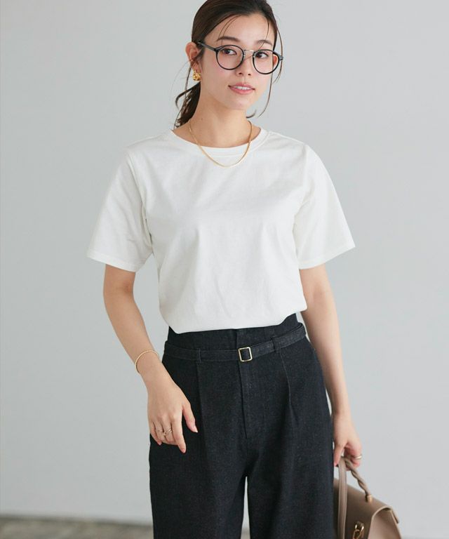 167cm / オフホワイト / クルーネック / M