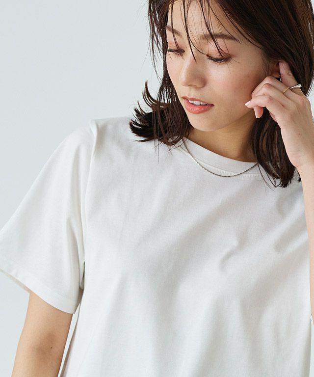 167cm / オフホワイト / クルーネック / M