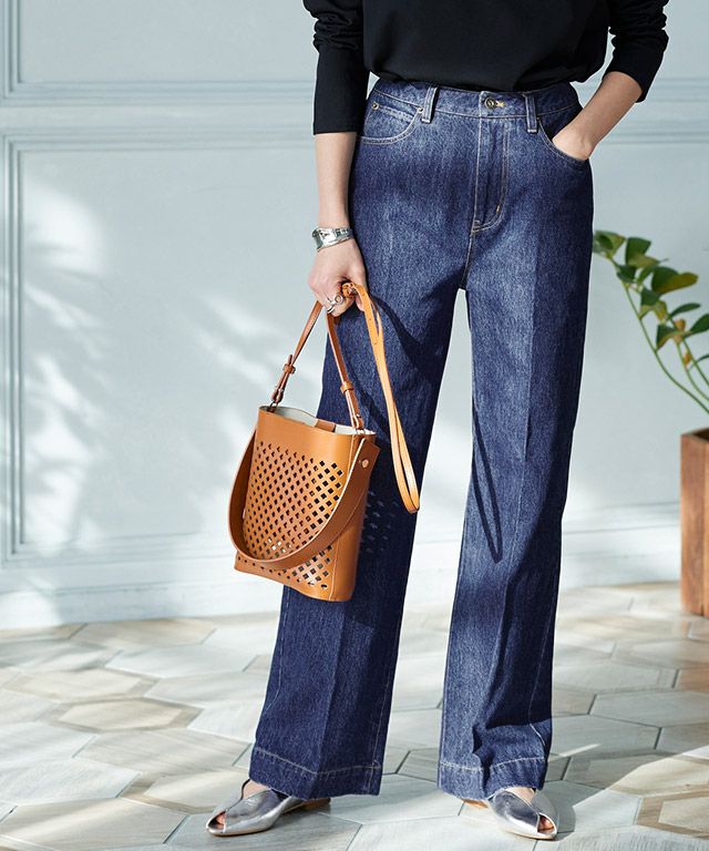 [RASW] センタープレスセミフレアデニム