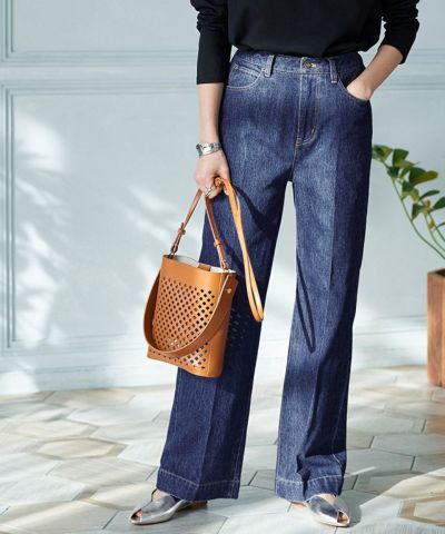 [RASW] センタープレスセミフレアデニム