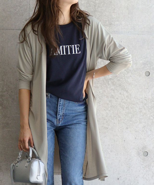 157cm / ライトグレージュ / ミドル丈 / M