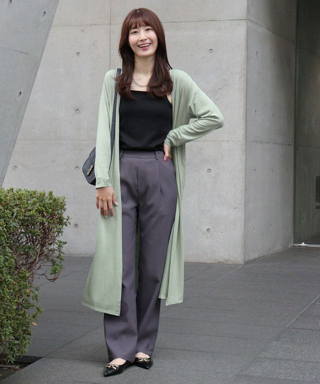 163cm / ミント / ロング丈 / M