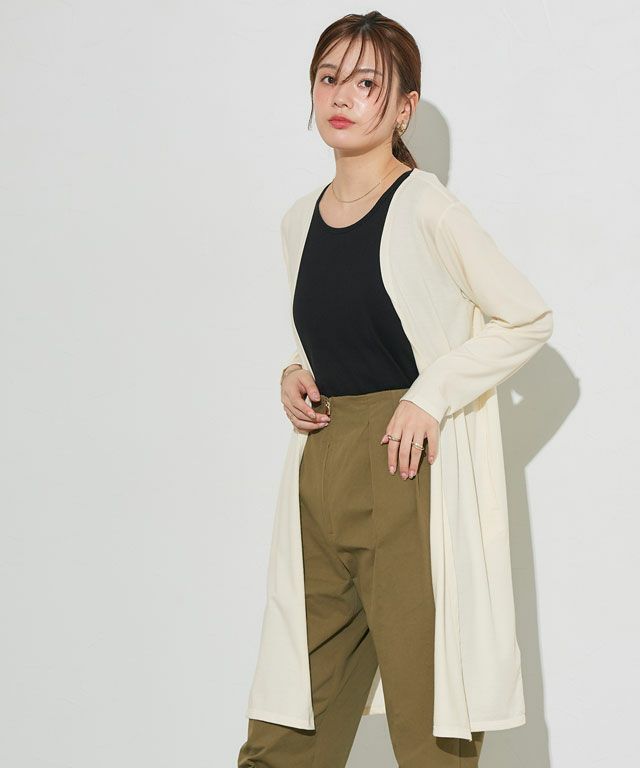 163cm / アイボリー / ミドル丈 / M