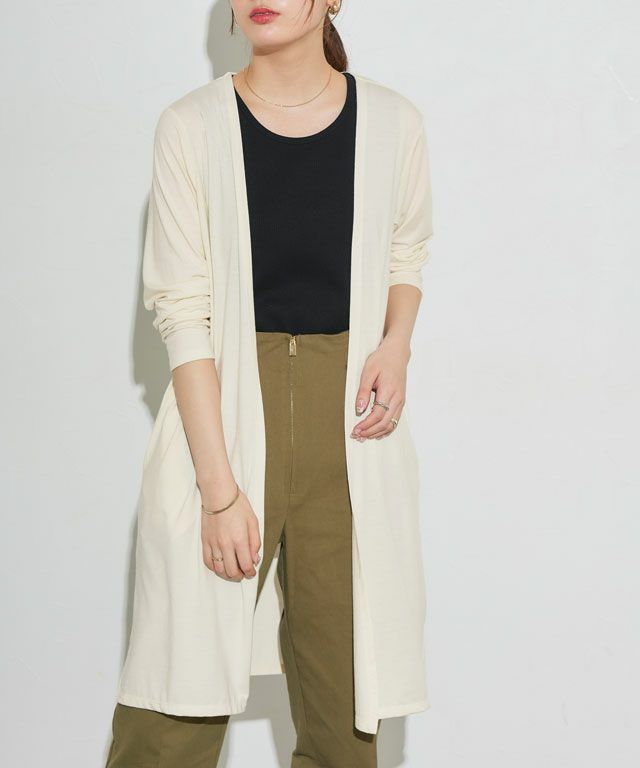 163cm / アイボリー / ミドル丈 / M