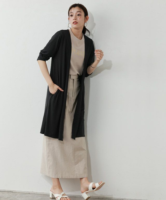 167cm / ブラック / ミドル丈 / M