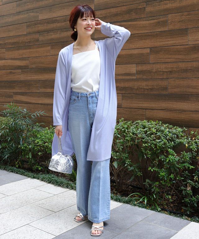 157cm / アイスブルー / ミドル丈 / M