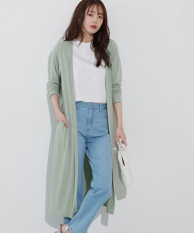 166cm / ミント / ロング丈 / M