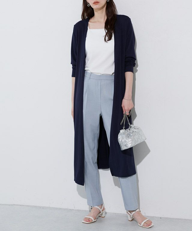 166cm / ネイビー / ロング丈 / M