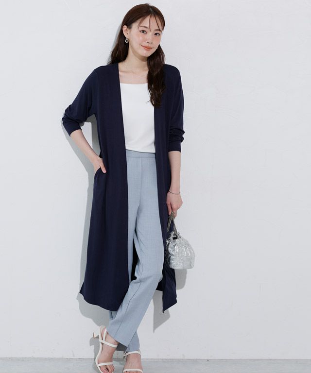 166cm / ネイビー / ロング丈 / M