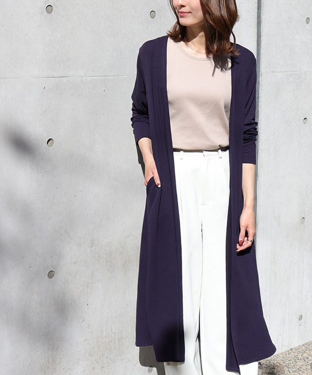 163cm / ネイビー / ロング丈 / M