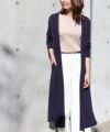 163cm / ネイビー / ロング丈 / M