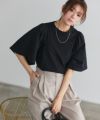 ギャザースリーブTシャツ
