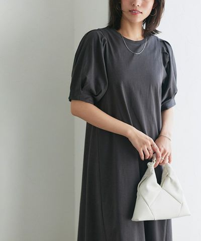 パフスリーブワンピース ◆送料無料【Pierrot】【スピード配送】