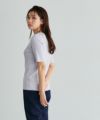166cm / アイスラベンダーグレー / ボートネック / M
