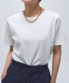 163cm / オフホワイト / Uネック / M