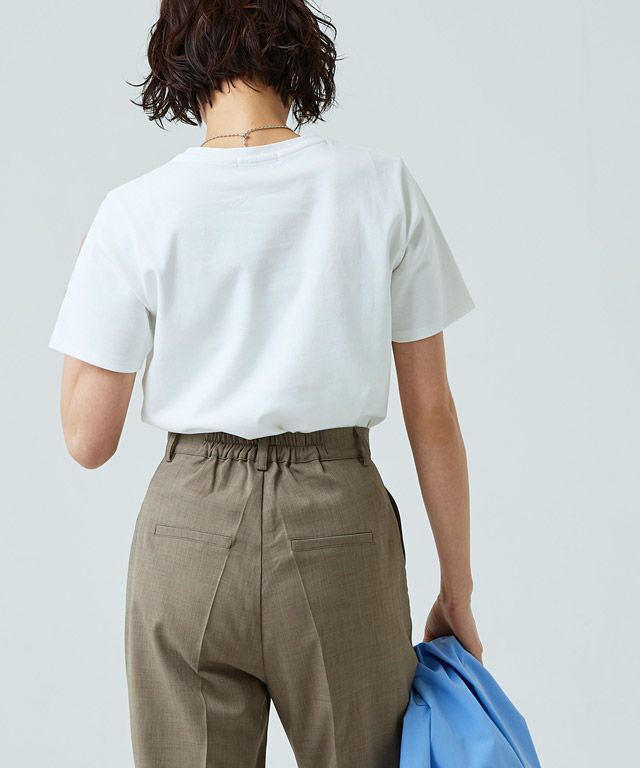 165cm / オフホワイト / Uネック / M