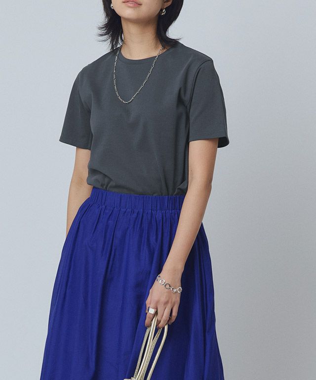 166cm / チャコール / Uネック / M