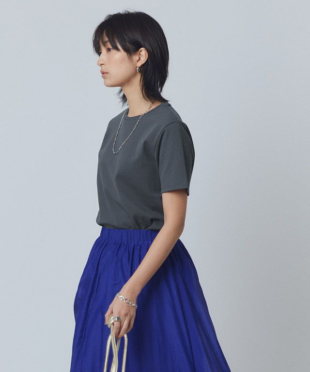 166cm / チャコール / Uネック / M