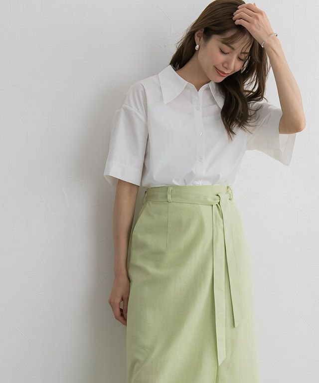 yuzu 新品2025シンプルリネン ロングスカート.M bdxn1959_m01.jpg