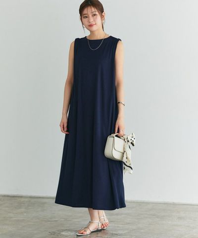 タックスリーブロングワンピース ◆送料無料【Pierrot】【スピード配送】