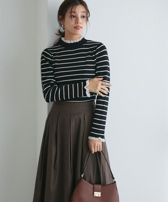 167cm / ライトグレー×ホワイト / M