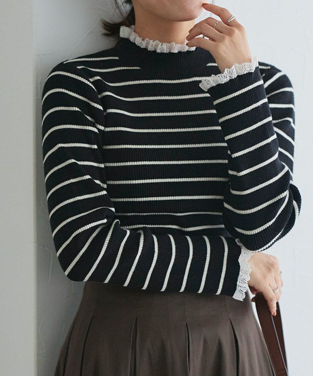 167cm / ライトグレー×ホワイト / M