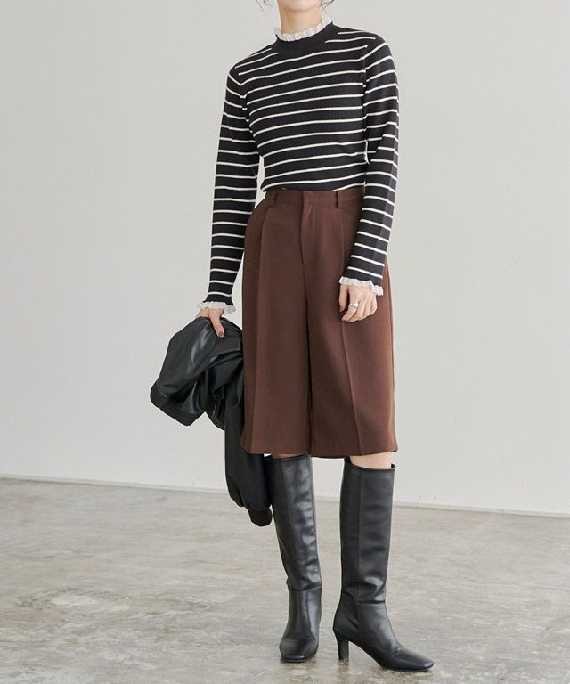 167cm / ライトグレー×ホワイト / M