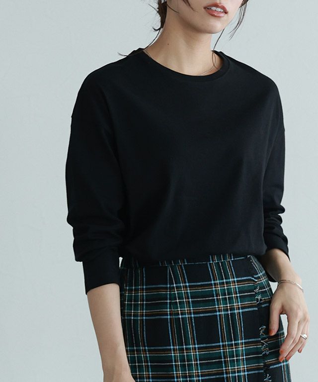 綿100% ロングスリーブTシャツ