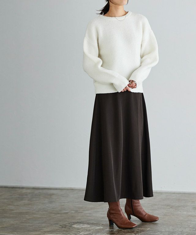 167cm / ロング丈 / ブラウン / M