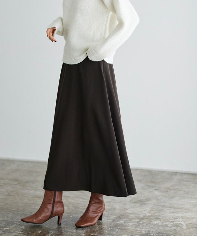 167cm / ロング丈 / ブラウン / M