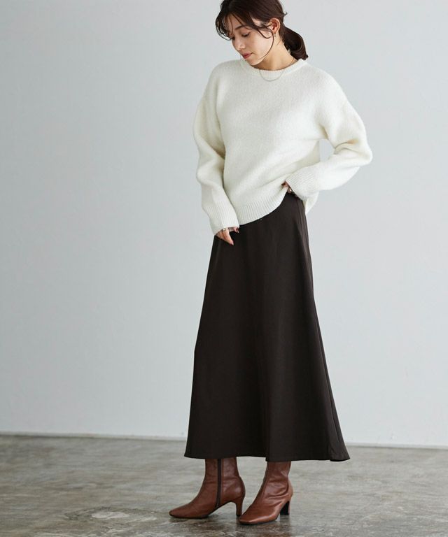 167cm / ロング丈 / ブラウン / M