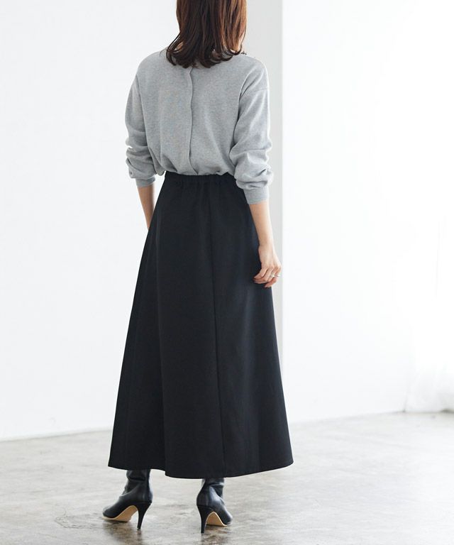 167cm / ロング丈 / ブラック / M