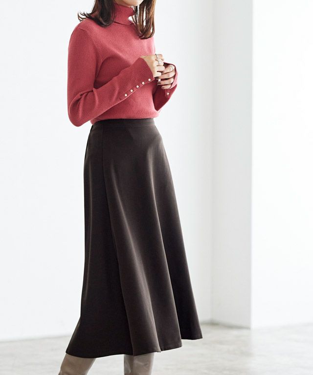 167cm / ミドル丈 / ブラウン / M