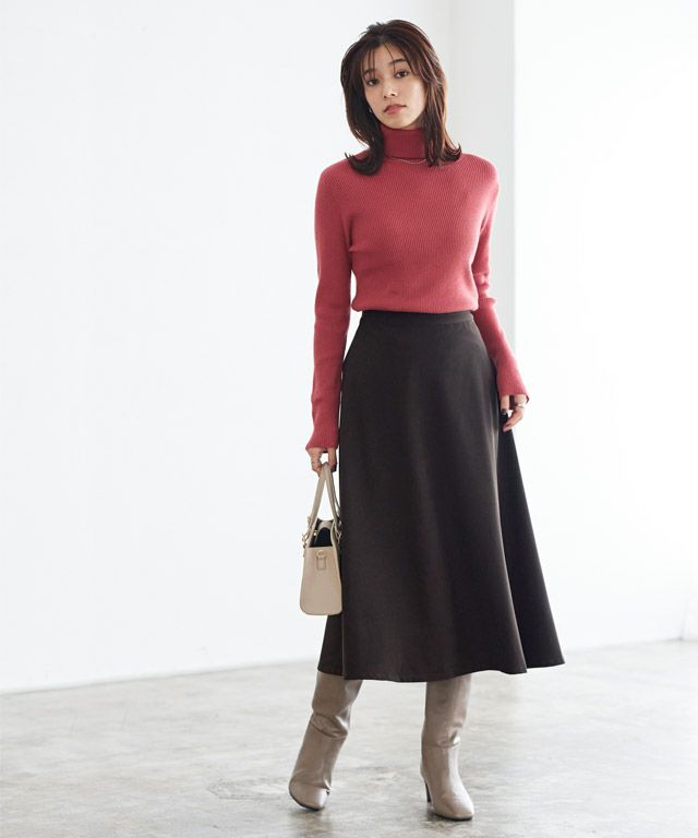 167cm / ミドル丈 / ブラウン / M