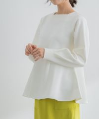 ダンボールスクエアネックフレアカットソー