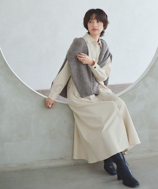 166cm / アイボリー / M