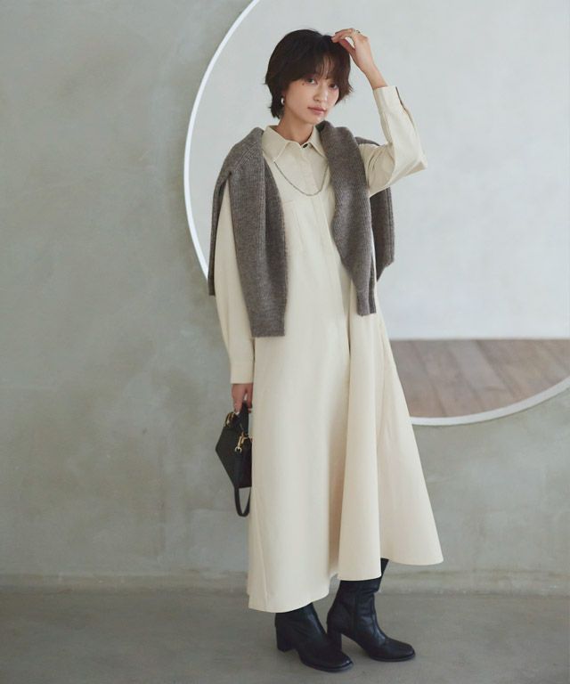 166cm / アイボリー / M