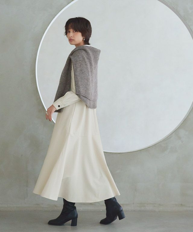 166cm / アイボリー / M