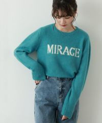 ふんわりシャギーロゴニット