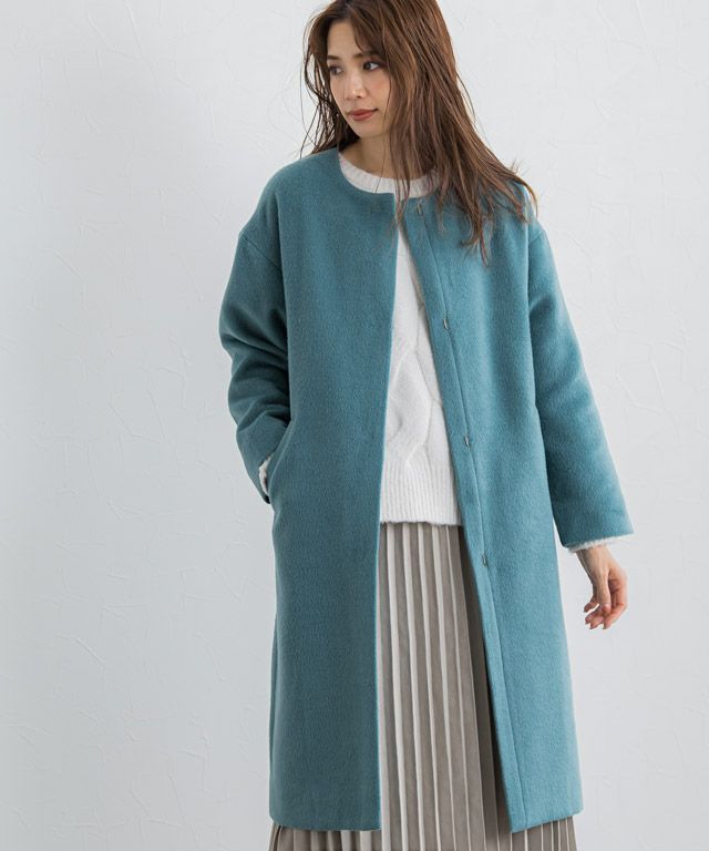 シャギーノーカラーコート【スピード配送】 | 【公式】Pierrot（ピエロ