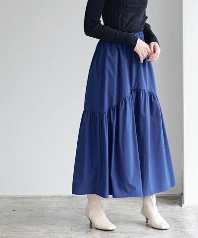 アーチギャザースカート