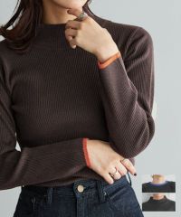 選べる配色リブニット