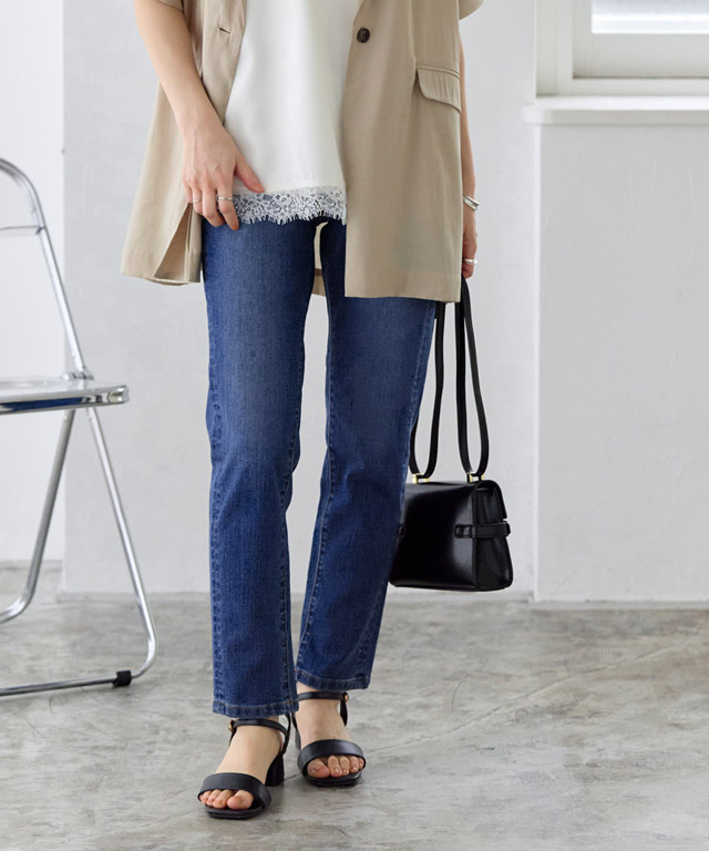 166cm / サックス / M