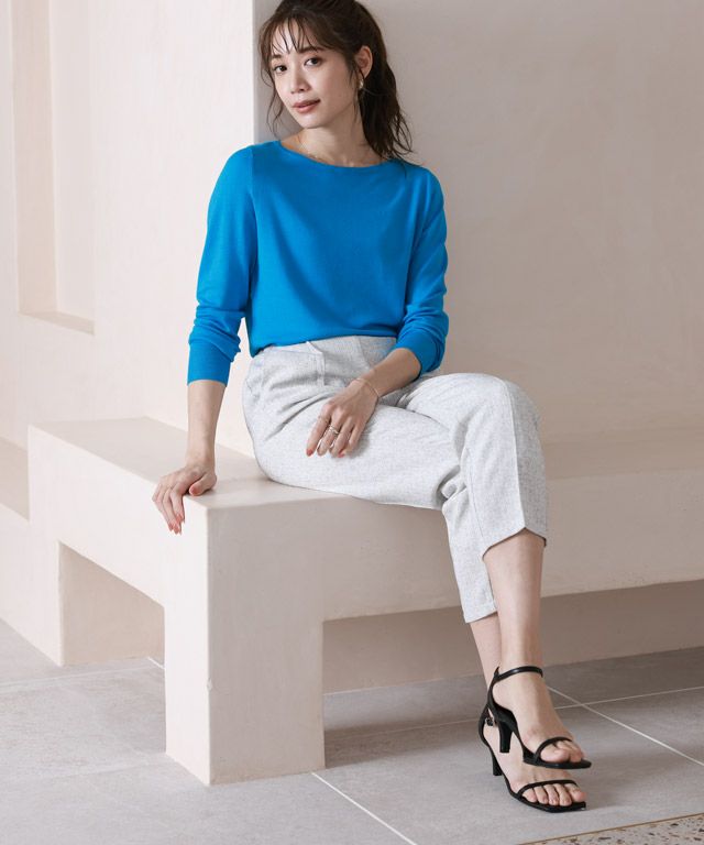 アメリヴィンテージ　サマーツイードパンツ DEFORMATION SUMMER TWEED PANTS（その他パンツ）｜Ameri
